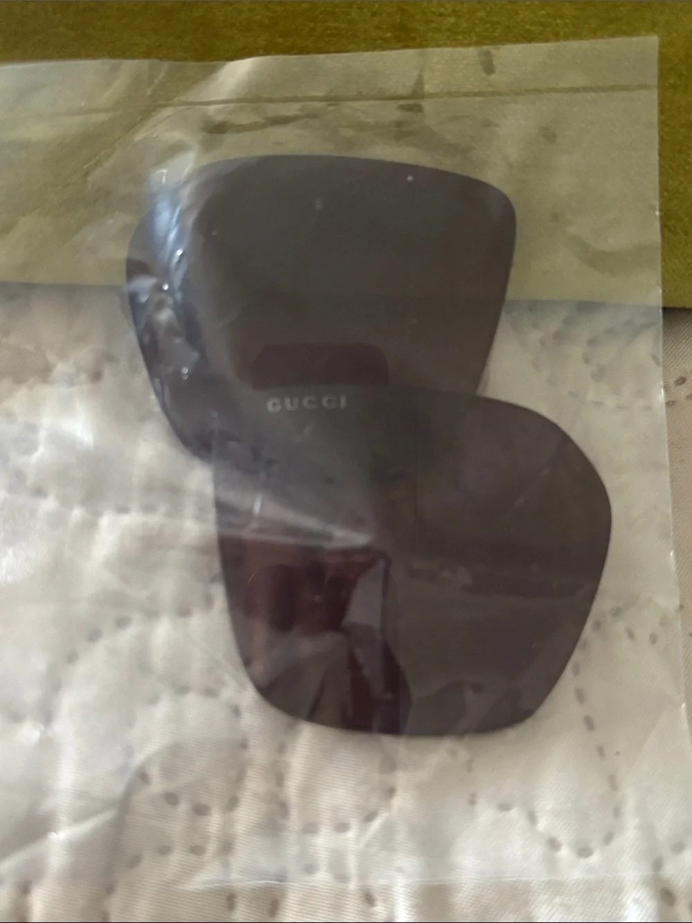 Gucci Eyeglass GreenVelvet Dust Pouch Accessories Kit